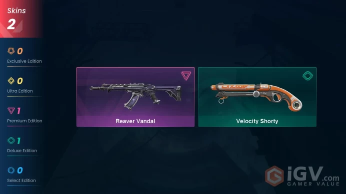 NA | 2 Skins | Silver 2 | Level 62 | VP Value 1775 | Reaver Vandal | Velocity Shorty | Buddies 67 | | Full Access | Instant Delivery | Full Deta
