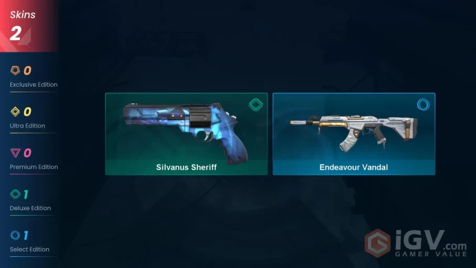 NA | 2 Skins | Bronze | Silvanus Sheriff | Endeavour Vandal | Agent 2 | Buddies 5 | level 21 | Full Access | Instant Delivery | Full Details Bel