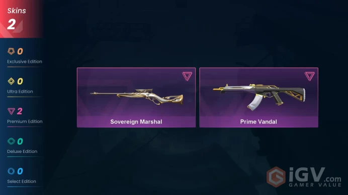 NA | 2 Skins | Platinum | Prime Vandal | Sovereign Marshal | Agent 7 | Buddies 18 | Level 32 | Full Access | Instant Delivery | Full Details Bel