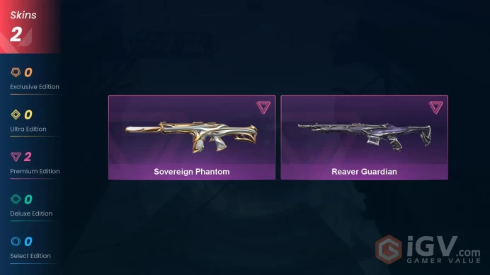NA | 2 Skins | Platinum | Level 40 | Agents 9 | 35 Buddies | Sovereign Phantom | Reaver Guardian | Full Access | Full Access | Full Details Belo