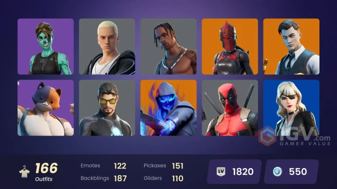 [PSN/XBOX/NIN/PC] 166 SKINS | OG STW | TRAVIS SCOTT | ASTRO JACK | GOLD BRUTUS | GOLD MIDAS | GOLD MEOWSCLES | HARBINGER ARMOR OMEGAROK