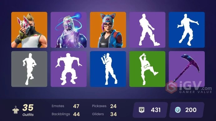 [PC/XBOX/PSN/SWITCH] 35 skins | Galaxy | Gear Specialist Maya | Calamity | Lynx | Dire | Drift | Ragnarok | A.I.M. | Zenith | Hay Man |