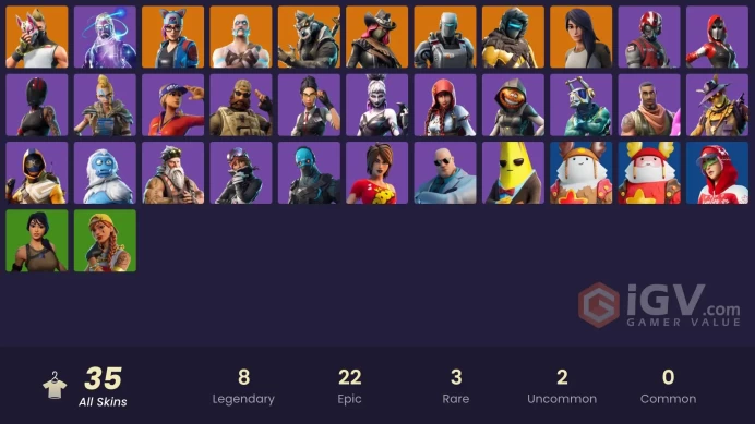 [PC/XBOX/PSN/SWITCH] 35 skins | Galaxy | Gear Specialist Maya | Calamity | Lynx | Dire | Drift | Ragnarok | A.I.M. | Zenith | Hay Man |