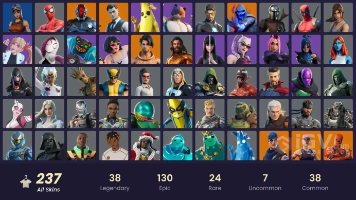 [PC/XBOX/PSN/SWITCH] 237 skins | OG STW | Renegade Raider | Gold Brutus | Gold Midas | Gold Meowscles | Fixer | Cloud Striker | Pitch Patroller 