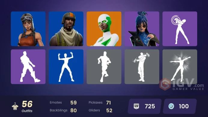 [PC/XBOX/PSN/SWITCH] 56 skins | Renegade Raider | Aerial Assault Trooper | Backlash | Nezumi | Spectra Knight | Son Goku | Piccolo | Omegarok | 