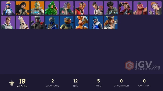 [PC/XBOX/PSN/SWITCH] 19 skins | Neo Versa | Trilogy | Point Patroller | Lina Scorch | Spectra Knight | Era | Purradise Meowscles | Fish Thicc | 