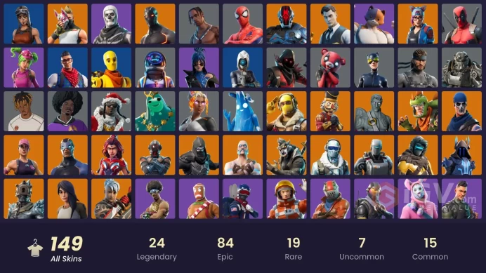 [PC/PSN/XBOX] 150 skins | DELUXE STW |  Travis Scott | Astro Jack | Take The L | Gold Midas | Tidy | Hot Marat | Orange Justice | 400 VB