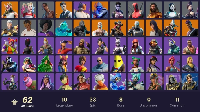 [PC/PSN/XBOX] 62 skins | Travis Scott | Gold Midas | Gold Meowscles | Gold Brutus | Tart Tycoon | Verve | Rage| Hot Marat| -850 VB