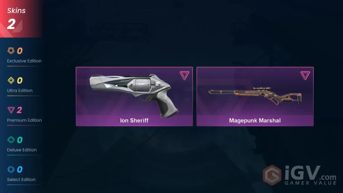NA | 2 Skins | Silver | VP Value 3550 | Ion Sheriff | Magepunk Marshal | Level 27 | 4 Agents | Full Access | Instant Delivery | Full Details 