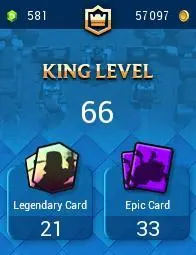 Level 66-KT15- 119 Emotes- 2 Level 16 Max Cards- 34 Level 15 Max Cards- 28 Evos- 2 Hero Cards- Lifetime Warranty- Immediate Delivery