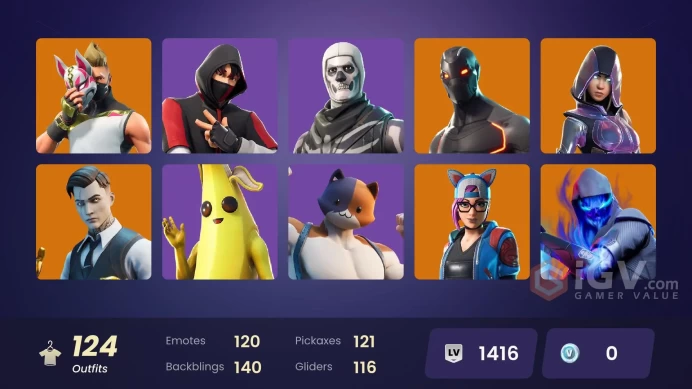 [NIN/PC] 124 SKINS | OG STW | IKONIK | GLOW | GOLD MIDAS | GOLD BRUTUS | PRODIGY | CARBON COMMANDO | ROYALE BOMBER | GOLD | BLACK WEREWOLF