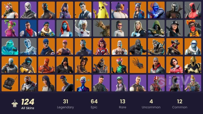 [NIN/PC] 124 SKINS | OG STW | IKONIK | GLOW | GOLD MIDAS | GOLD BRUTUS | PRODIGY | CARBON COMMANDO | ROYALE BOMBER | GOLD | BLACK WEREWOLF