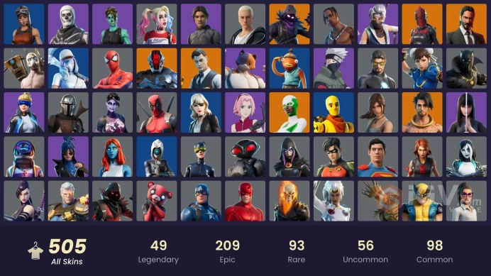 [XBOX/NIN/PC] 505 SKINS | RENEGADE RAIDER | NEO VERSA | TRAVIS SCOTT | ASTRO JACK | GOLD MEOWSCLES | GOLD MIDAS | GOLD BRUTUS | FIXER