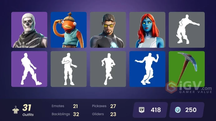 [ALL PLATFORMS]-31 Skin-Point Patroller-Skull Trooper-Spider-Man (No Way Home)-Tony Stark-Captain America-Wolverine-Axo-FULL ACCESS-