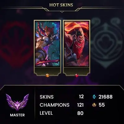 [EUW] S2026 - MASTER -24LP- 65 Winrate - 21K Be - Honor 4 - Safe - Instant Delivery