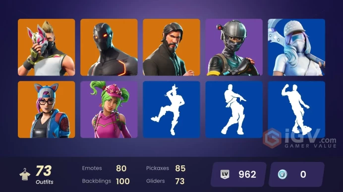 (PC XBOX) 72 skins | The Reaper | Elite Agent | Ragnarok | The Visitor | Enforcer | Dark Voyager | Omega | A.I.M. | Calamity | Drift | Zenith | 