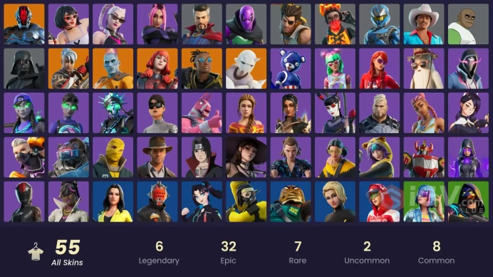 (PC PSN XBOX) 55 skins | Unchained Ramirez | Game Knight | FNCS Champion Seeker | The Imagined | The Foundation | The Origin | Snap | Ronin | Ma