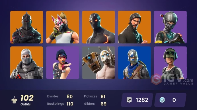 [PC/PSN/XBOX] 101 skins | Black Knight | Sparkle Specialist | The Reaper | Blue Squire | Royale Knight | Elite Agent | Omega (stage 5) | 0 VB