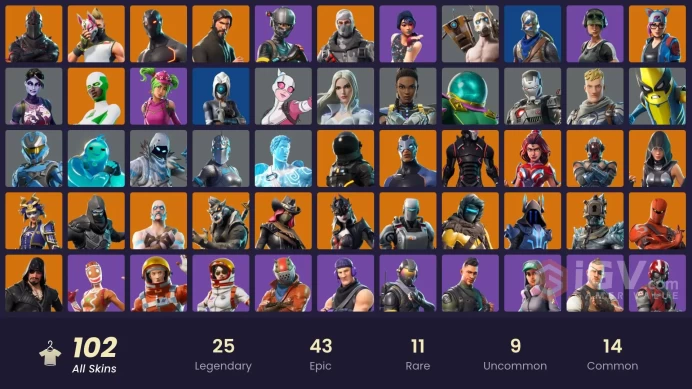 [PC/PSN/XBOX] 101 skins | Black Knight | Sparkle Specialist | The Reaper | Blue Squire | Royale Knight | Elite Agent | Omega (stage 5) | 0 VB