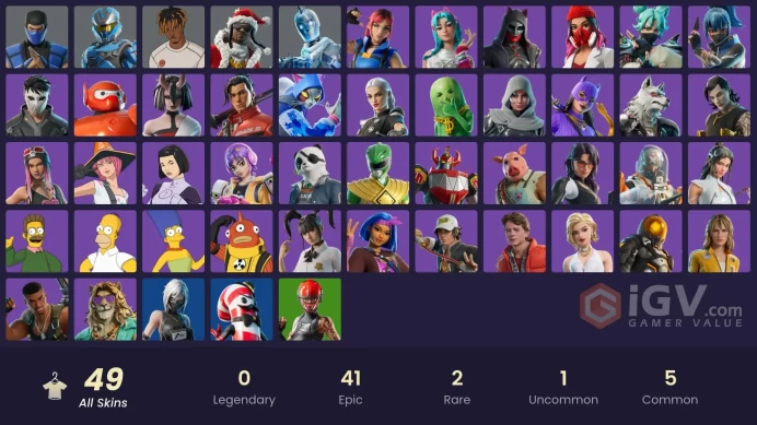 [PC] 49 skins | Glacial Dummy | UNSC Spartan | Sub-Zero (MK3) | Slayer Juice WRLD | Santa Dogg | Shadow Blade Hope | Outlaw Midas | Yoo-mi | 130