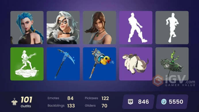 [ALL PLATFORMS]-101 Skin-Arcane Jinx-Rumi (HUNTR/X)-Black Cat-Marceline-Isabelle-Hensey-Ariana Grande-Hatsune Miku-FULL ACCESS-