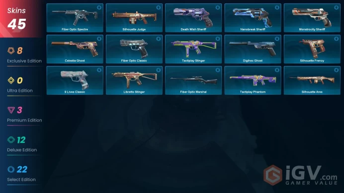 EU - LVL 248 - Unranked - 3 KNIVES - 45 SKINS(~24,100 VP) Sandswept Dagger, Araxys Operator,Prime Axe, Neo Frontier Axe, Neo Frontier Collectio