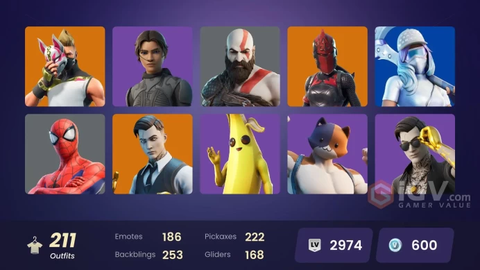 (PC PSN XBOX) 211 skins | LEVIATHAN AXE / Kratos | Gold Midas | Joey | Vi | Red Knight | Eternal Knight | Carbide | Torin | Kymera | Spider Knig