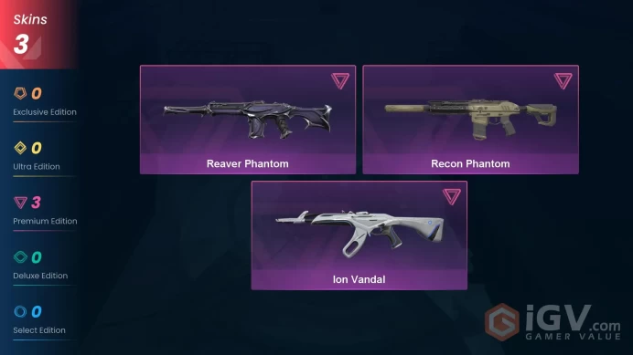 NA | 3 Skins| Bronze | Reaver Phantom | Recon Phantom | Ion Vandal | Buddies 16 | Agent 6 | level 32 | 