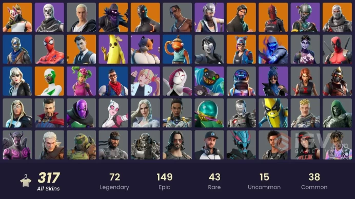 [PC/PSN/XBOX/NIN] 316 skins | OG STW | IKONIK | Travis Scott | The Reaper | Royale Knight  | Merry mint axe |  Mako |  Take the L | 84 day  