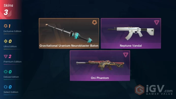 NA | 3 Skins | Platinum | Gravitational Uranium Neuroblaster Baton | Oni Phantom | Neptune Vandal | Buddies 28 | Level 41 | Full Access 