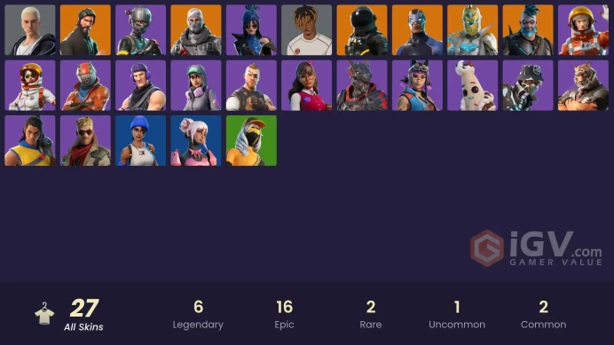 PSN/XBOX/PC - 27 skins | The Reaper | Elite Agent | Blue Team Leader | Havoc | Sub Commander | Spectra Knight | Dark Voyager | Omegarok