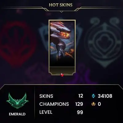 EUW ⸱ S16 ⸱ EMERALD III ⸱ 30LP GAIN⸱ 34100BE ⸱ HONOR 3 ⸱ TOP MAIN ⸱ 14 SKIN ⸱ PROJECT: RENEKTON ⸱ EMPYREAN K'SANTE ⸱ DUALITY DRAGON VOLI ⸱ 2026
