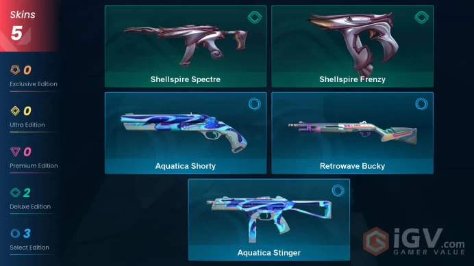 NA | 5 Skins | Rrf | Level 8 | VP Value 1000 | Aquatica Shorty | 1 Battle passes | Full Access | Instant Delivery | Full Details Below!