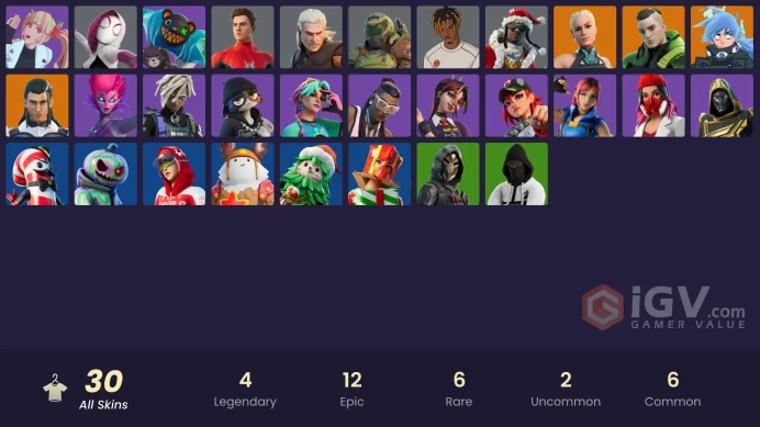 [ALL PLATFORMS]-30 Skin-FULL ACCESS-
