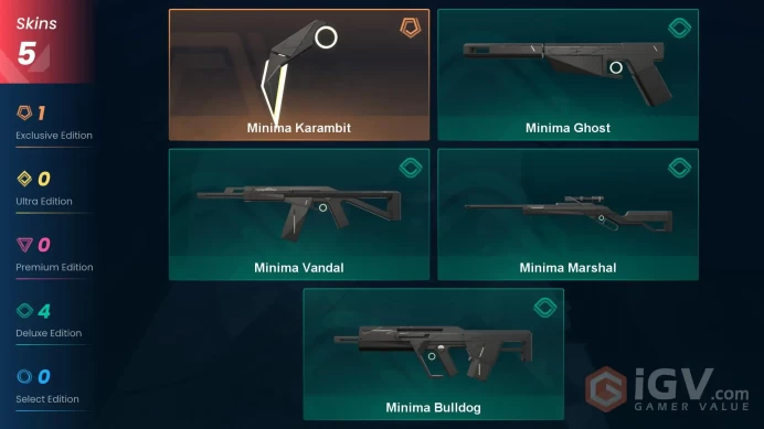 NA | 5 Skins | Gold | Level 26 | VP 8650 | 18 Buddies| Minima Bundle | Full Access | Instant Delivery | Full Details Below!