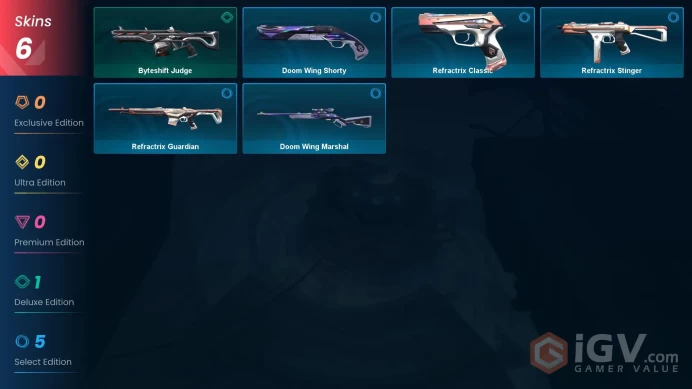 NA | 6 Skins | Iron | Level 26 | VP Value 1000 | 17 Buddies | Doom Wing Marshal | 1 Battlepasses | Full Access | Instant Delivery | Full Details