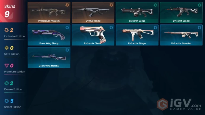 NA | 9 skins | Bronze 3 | Level 26 | VP Value: 5350 | CYRAX Vandal | Primordium Phantom | 1 Battlepasses Purchase | Agent 3 | Buddies 21 | 