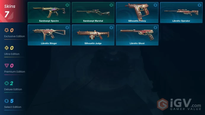 NA | 7 skins | Bronze 3 | Level 22 | VP Value: 1000 | Sandswept Marshal | Sandswept Spectre | 1 Battlepasses Purchase | Buddies 10 | Full Detail