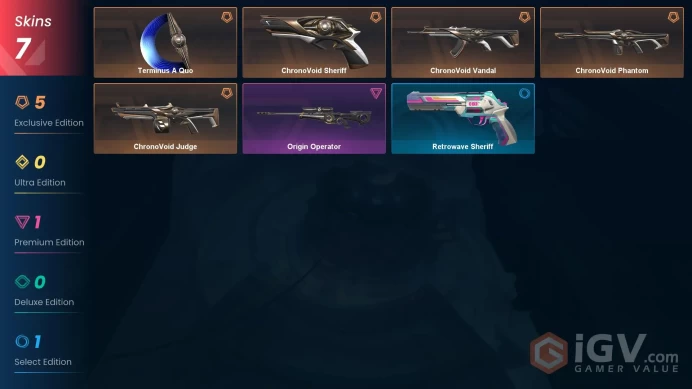 NA | 7 Skin | Gold | Level 75 | 63 Buddies | ChronoVoid Bundle | Origin Operator | Full Access | Instant Delivery | Full Details Below!