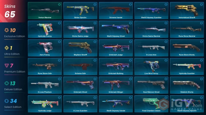 EU / ASC PEAK / CHAMPIONS 2022 BUNDLE / VCT LOCKIN / Velocity Karambit / Prelude to Chaos Vandal / Protocol 781-A Sheriff