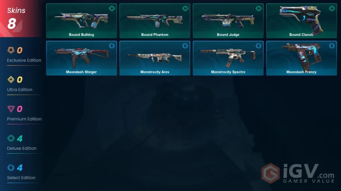 NA | 8 Skins | Gold | VP Value 1000 | Bound Bulldog | Bound Phantom | Bound Judge | Level 27 | 1 Battlepass | Full Access | Full Details Below!