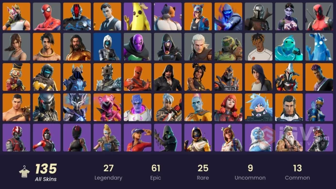 FA - [PSN/XBOX/PC] 135 skins | Gold Midas | Gold Brutus | Trilogy | Point Patroller | Pitch Patroller | Cloud Striker | The Imagined | 
