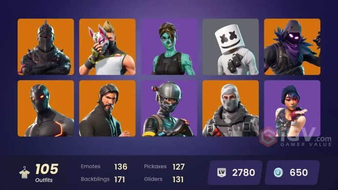 [PC/PSN/XBOX] 104 skins | Black Knight | Sparkle Specialist | The Reaper | Blue Squire | Royale Knight | Take The L |	y672