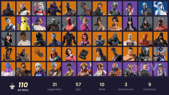[PC/XBOX] 109 skins | Black Knight | Sparkle Specialist | Travis Scott | The Reaper | Blue Squire | Royale Knight | Take The L |	y677
