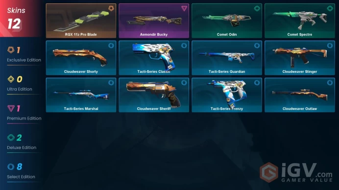 NA | 12 Skins | Platinum | Level 21 | RGX 11z Pro Blade | Aemondir Bucky | 1 Battlepasses |&nbsp;Full Access | Full Details Below!