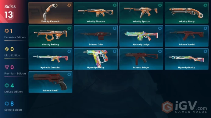 NA | 13 Skins | Gold | Level 29 | Value Vp 1000 | 7 Agents | 29 Buddies | 1 Battlepass |