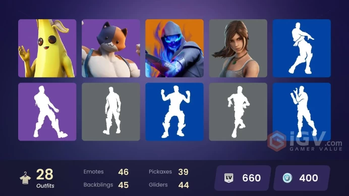 spent 180$[PC/XBOX/NINTENDO][70 skins|Gold Midas|Fixer|Carbon Commando|Trilogy|Blackheart|Fade|Ruin|Gear Specialist Maya AA196