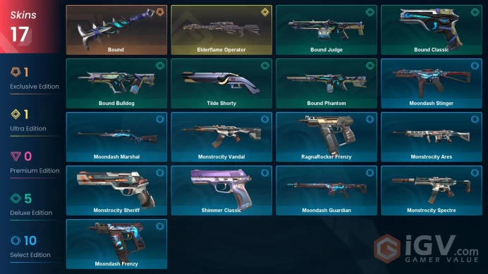 NA | 17 Skins | Immortal | Level 81 | RP 360 | 76 Buddies | Elderflame Operator| 1 Battlepasses | Full Access | Full Details Below!