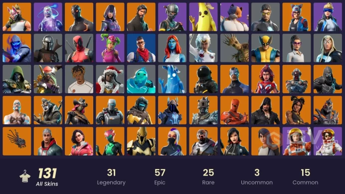 [PC/PSN/XBOX/NIN] 398 day last | 131 skins | Galaxy | IKONIK | The Reaper | Glow | Merry mint axe| Elite Agent | Blue Team Leader | Take the l  