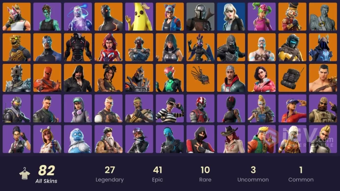 [PC/PSN/XBOX/NIN] 1613 day last match | 81 skins | Galaxy | IKONIK | Omega (stage 5) | Rogue Agent | Striker Specialist | Tart Tycoon | 